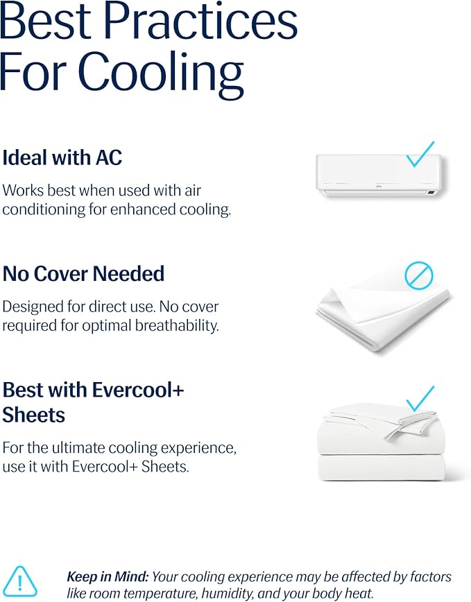 Cooling Comforter - King - 106 x 90 in
