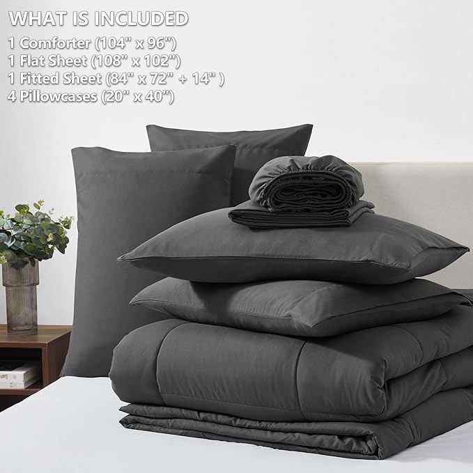 Comforter Set - California King - 7 Piece