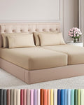 Cooling Bed Sheet Set - Split King - 16 in Deep Pocket - 7 Piece