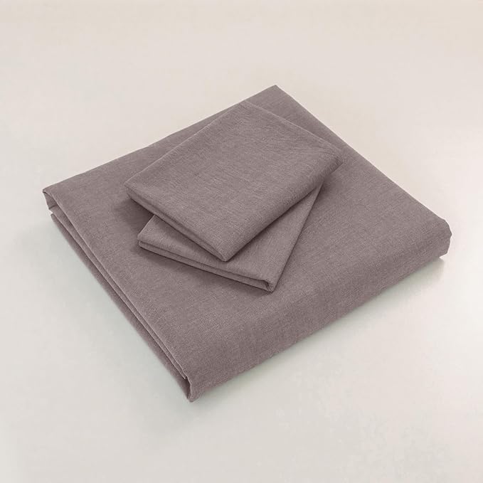 Linen Duvet Cover Set - Full - 80 x 90 in - 3 Piece