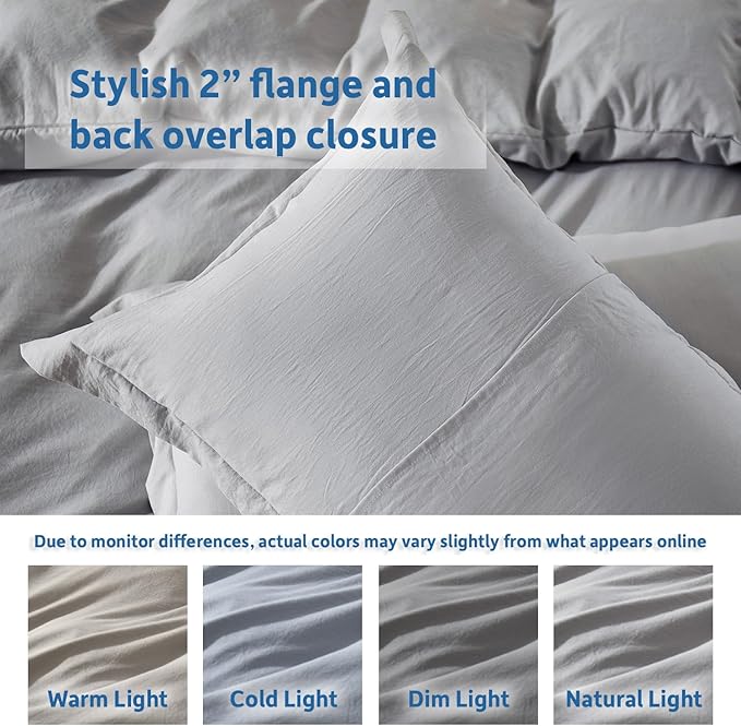 Duvet Cover Set - King - 104 x 90 in - 3 Piece