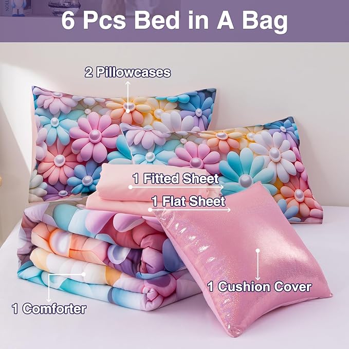 Comforter Set - Queen - 6 Piece