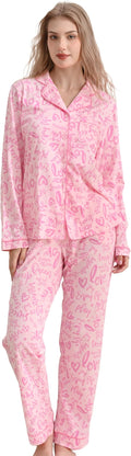 Women's 100% Cotton Pajama Set - Long Sleeve