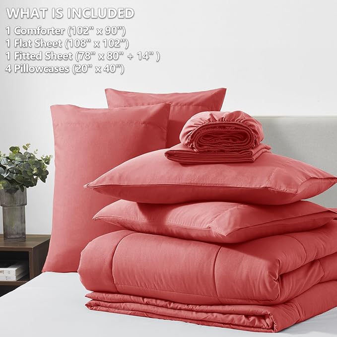 Comforter Set - King - 7 Piece
