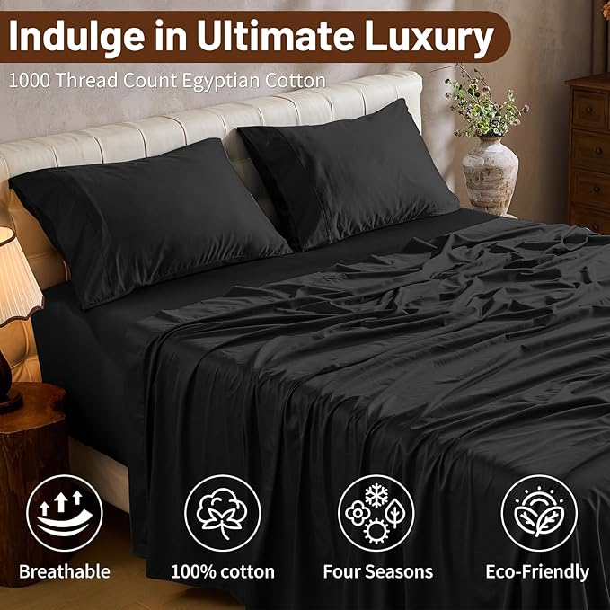 Flat Sheet - California King - 16 in Deep Pocket - 4 Piece