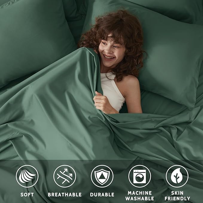 Cooling Bed Sheet Set - King - 16 in Deep Pocket - 6 Piece
