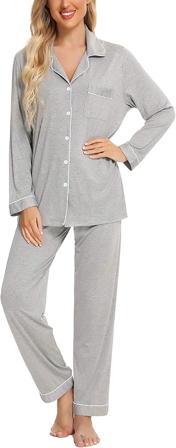 Women's Pants Pajama Set - Long Sleeve - 2 Piece