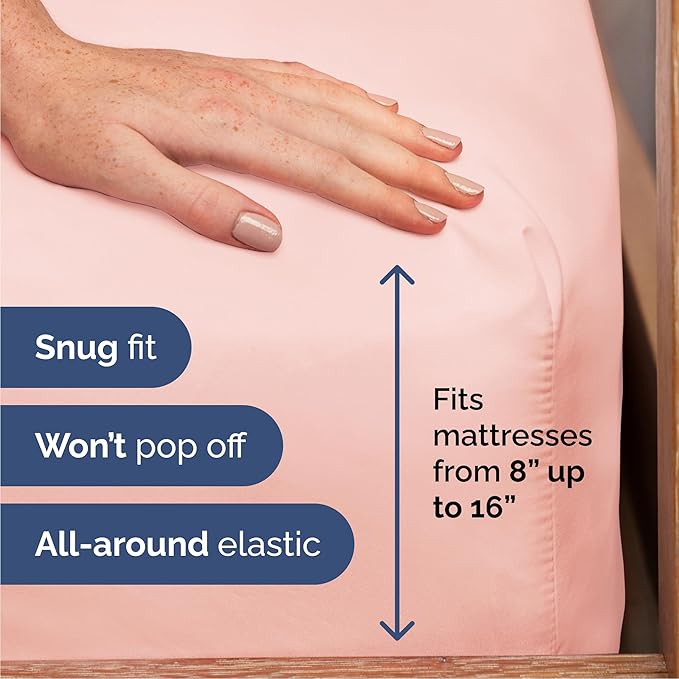 Cooling Bed Sheet Set - King - 4 Piece