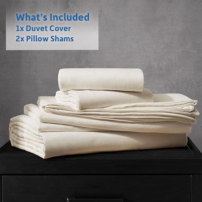 Duvet Cover Set - Full - 80 x 90 in - 3 Piece