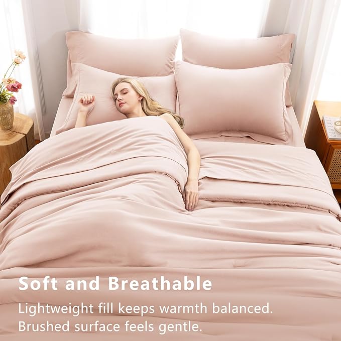 Down Alternative Comforter Set - King - 7 Piece