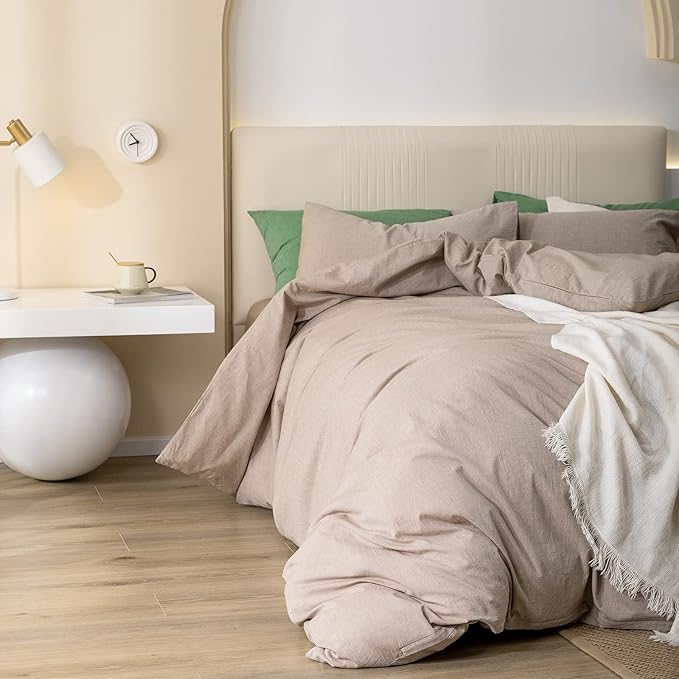 Linen Duvet Cover Set - King - 2 Piece