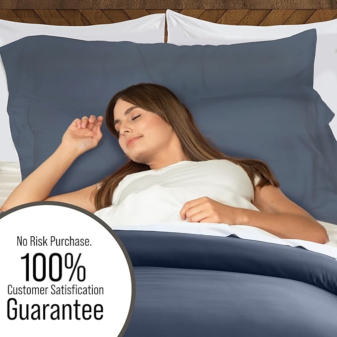 Bamboo Cooling Duvet Cover Set - King - 3 Piece