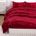 Satin Weighted Comforter Set - Queen