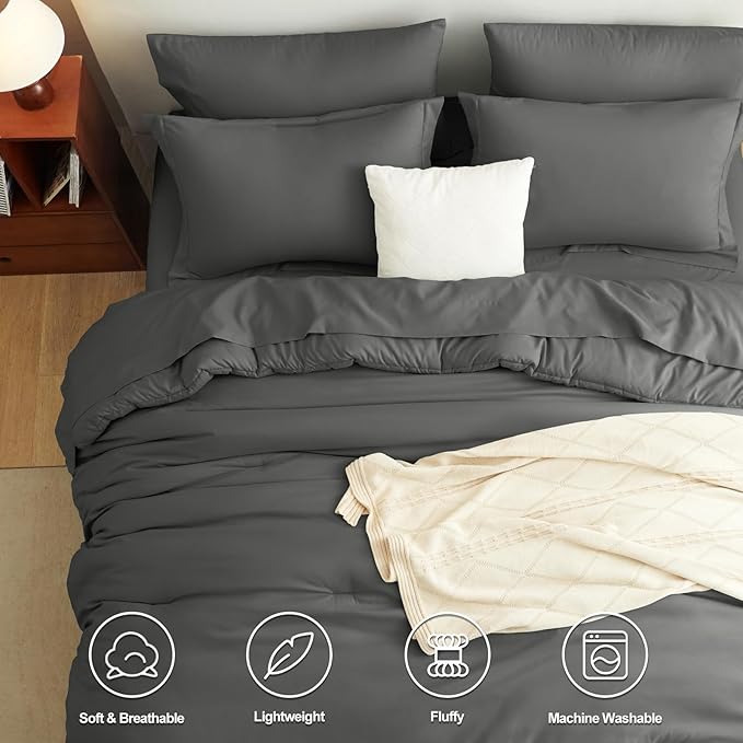 Down Alternative Comforter Set - Queen - 7 Piece