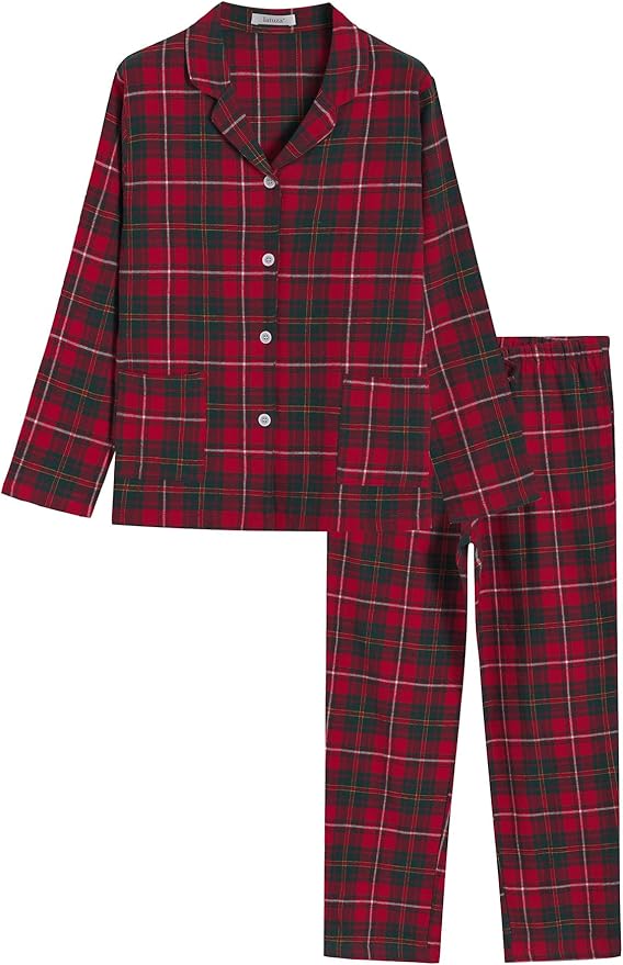 Women's Flannel Pajama Set - 2 Piece