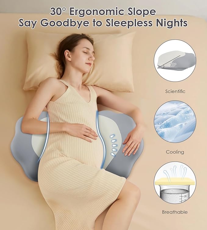 Memory Foam Cooling Body Pillow