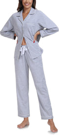 Women's 100% Cotton Pajama Set - Long Sleeve - 2 Piece