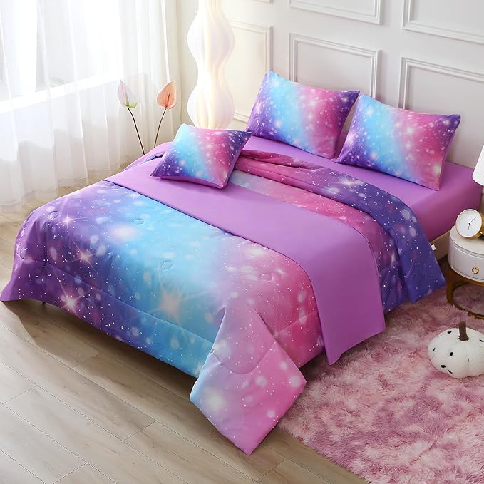 Microfiber Comforter Set - Twin - 6 Piece