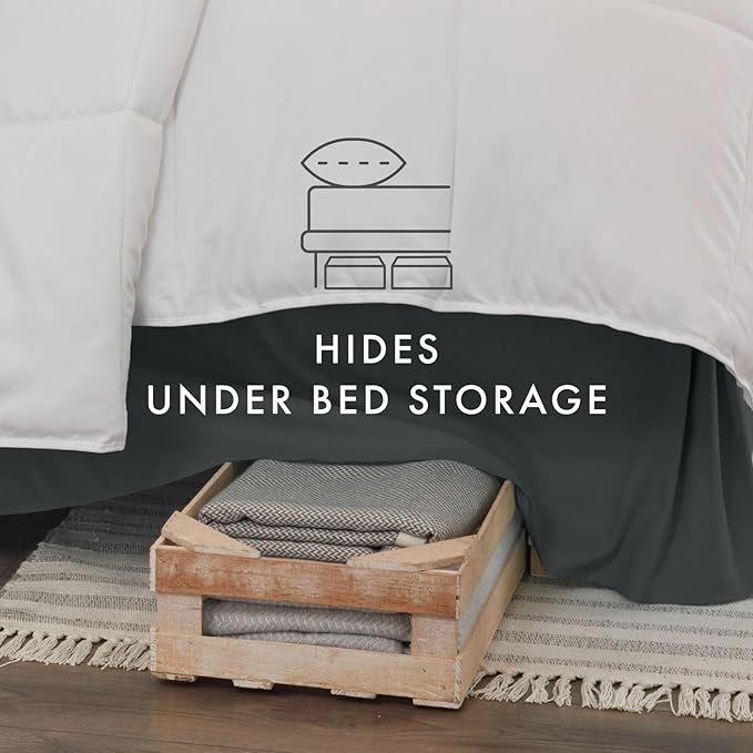 Linen Bed Skirt - Full