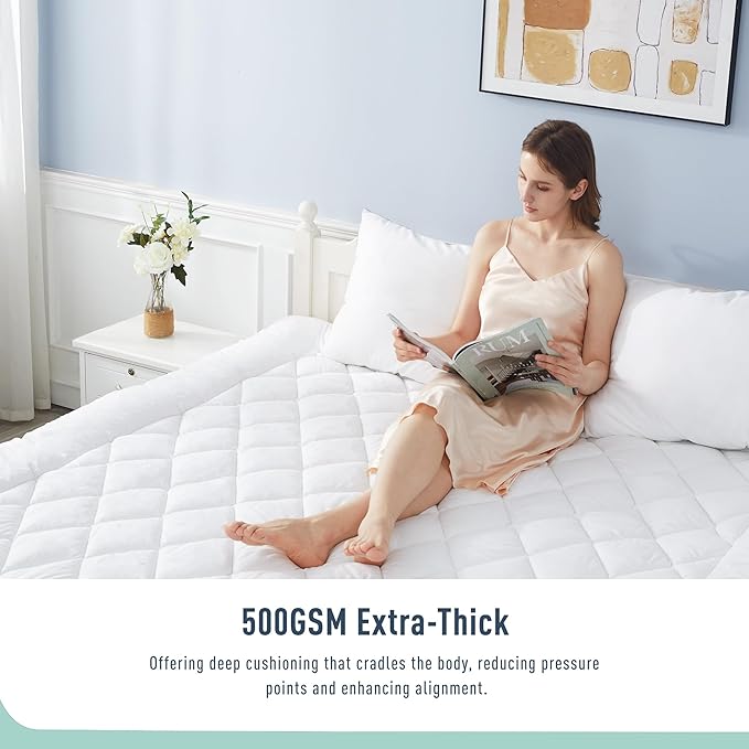 Down Alternative Mattress Pad - Twin XL - 22 in Deep Pocket