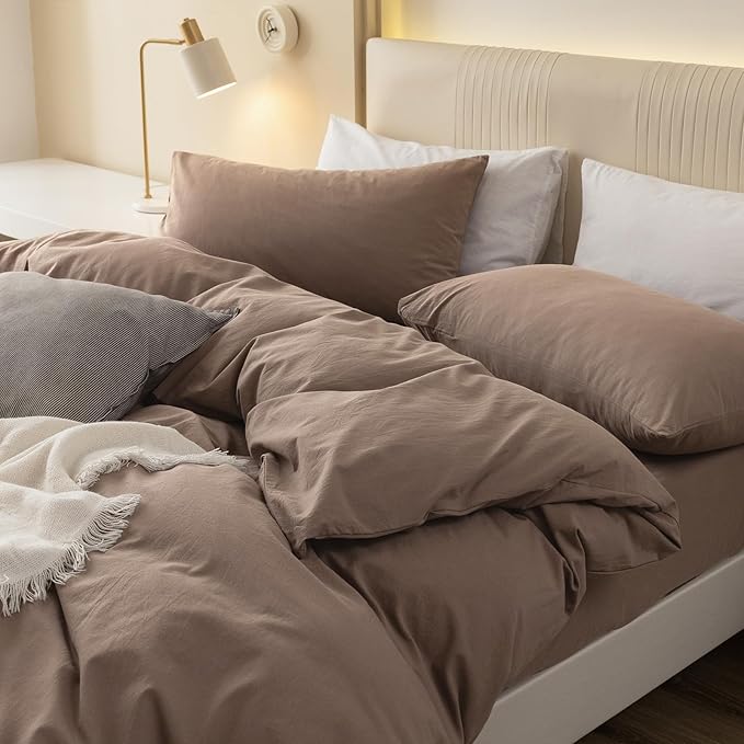 Linen Duvet Cover Set - King - 3 Piece