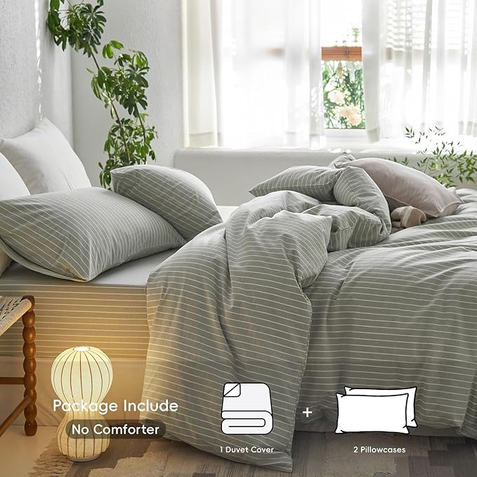 Linen Duvet Cover Set - Full