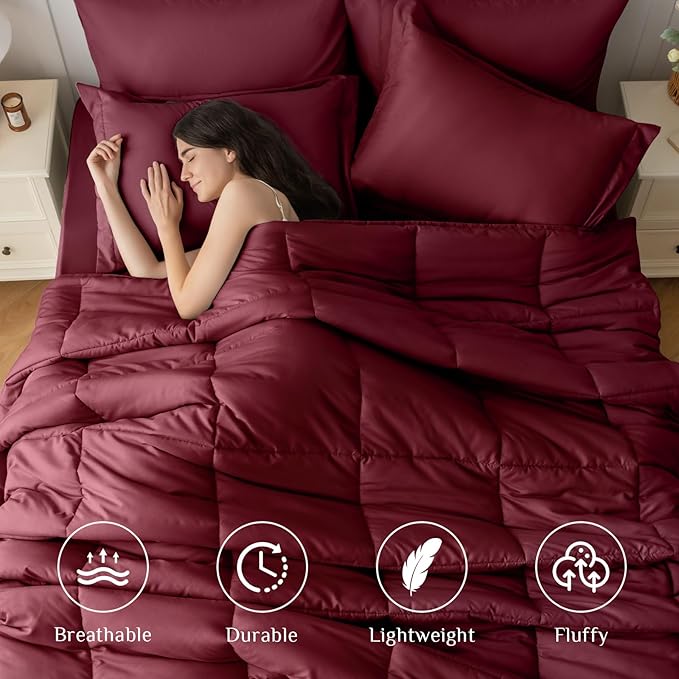 Down Alternative Comforter Set - Full - 7 Piece