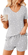 Women's Pajama Set - Short Sleeve - 2 Piece