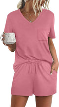 Women's Pajama Set - Short Sleeve - 2 Piece