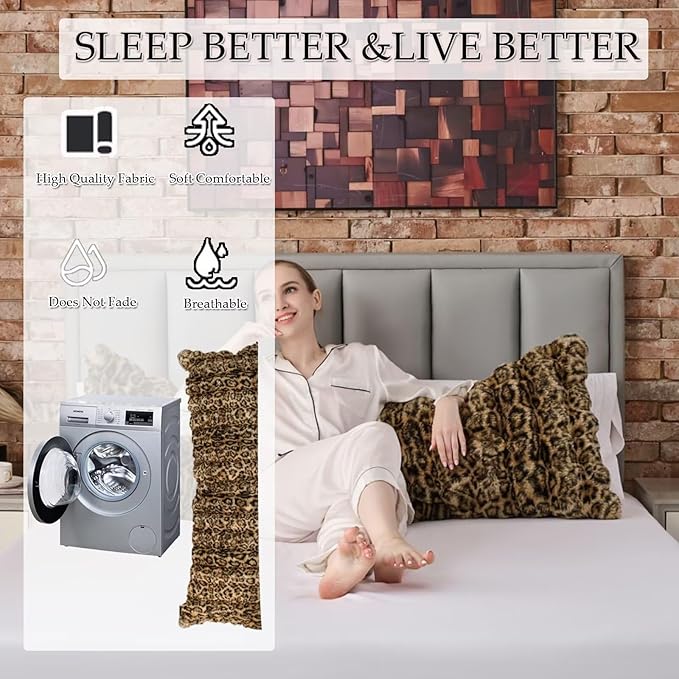 Memory Foam Orthopedic Body Pillow - Full - 20 x 54 in