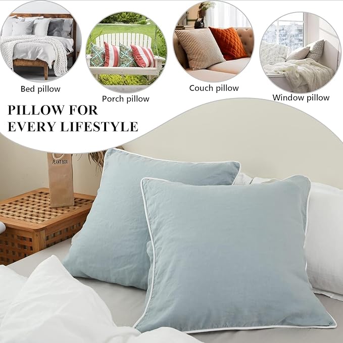Linen Pillowcase Set - 2 Piece