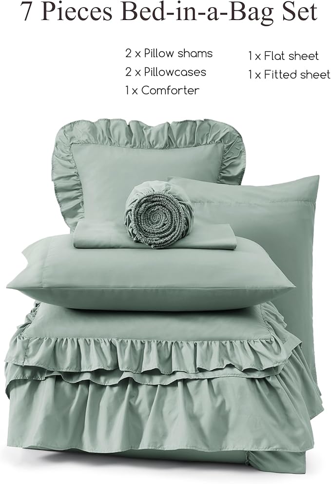 Comforter Set - Queen - 7 Piece