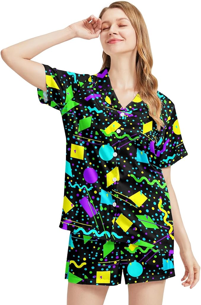 Women's Pajama Set - Short Sleeve - 2 Piece