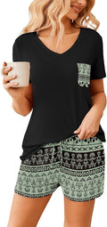 Women's Pajama Set - Short Sleeve - 2 Piece
