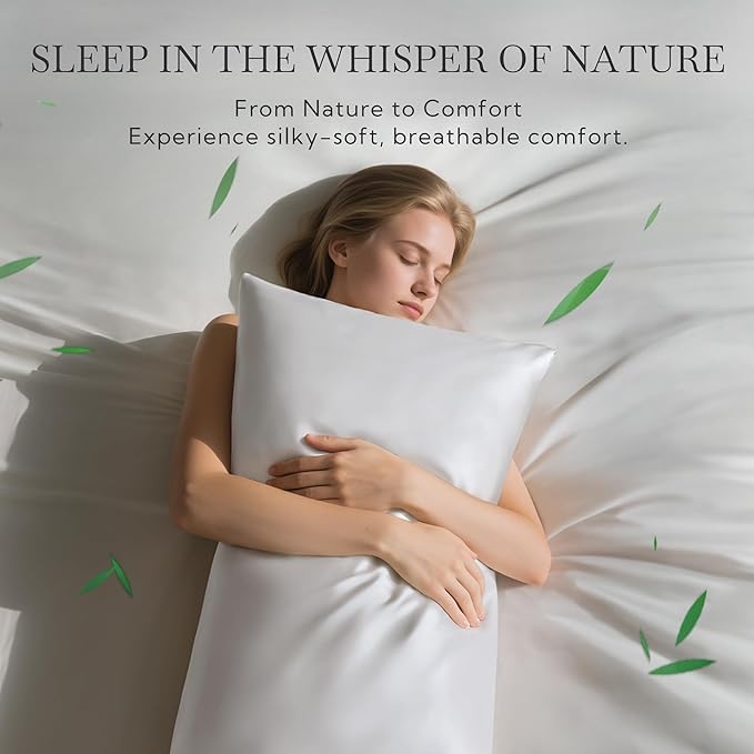 Bamboo Cooling Pillowcase Set - King - 2 Piece