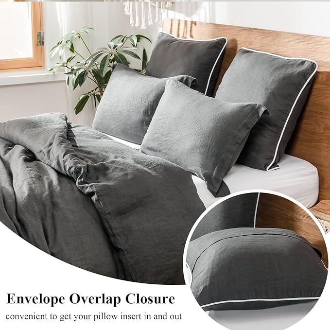 Linen Pillowcase Set - 2 Piece
