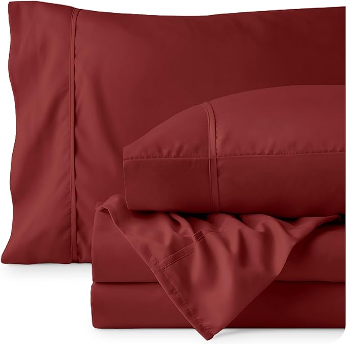Microfiber Bed Sheet Set - Full - 4 Piece