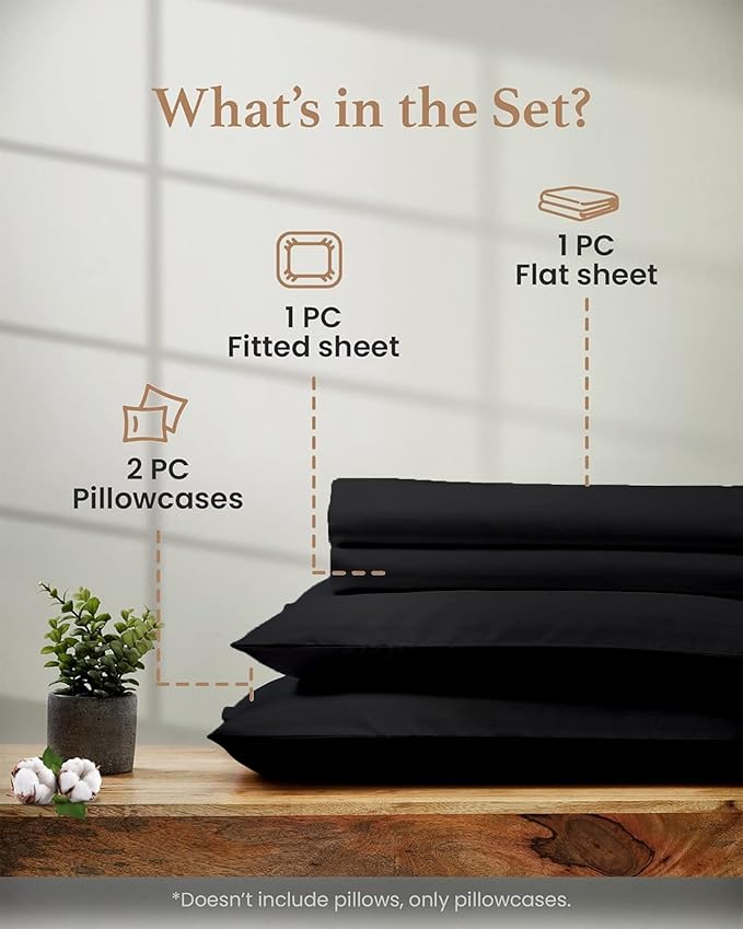 Bed Sheet Set - Full - 4 Piece