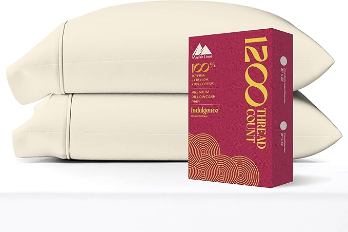 Linen Cooling Pillowcase Set - King - 2 Piece