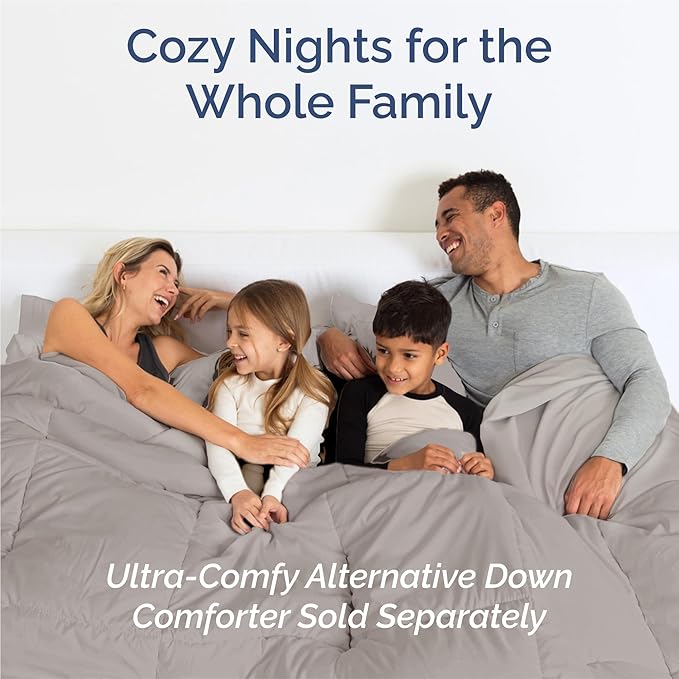 Cooling Bed Sheet Set - Split King - 16 in Deep Pocket - 7 Piece