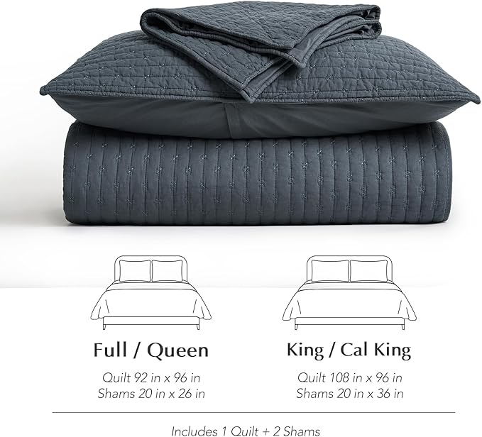 Quilt Set - King - 3 Piece