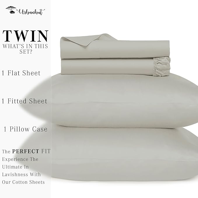 Bed Sheet Set - Twin - 16 in Deep Pocket - 3 Piece