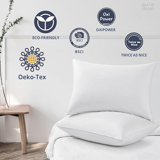 Bed Pillow - King - 2 Piece