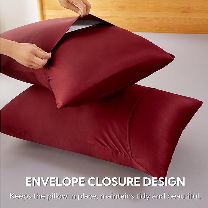 Bamboo Cooling Pillowcase Set - King - 2 Piece