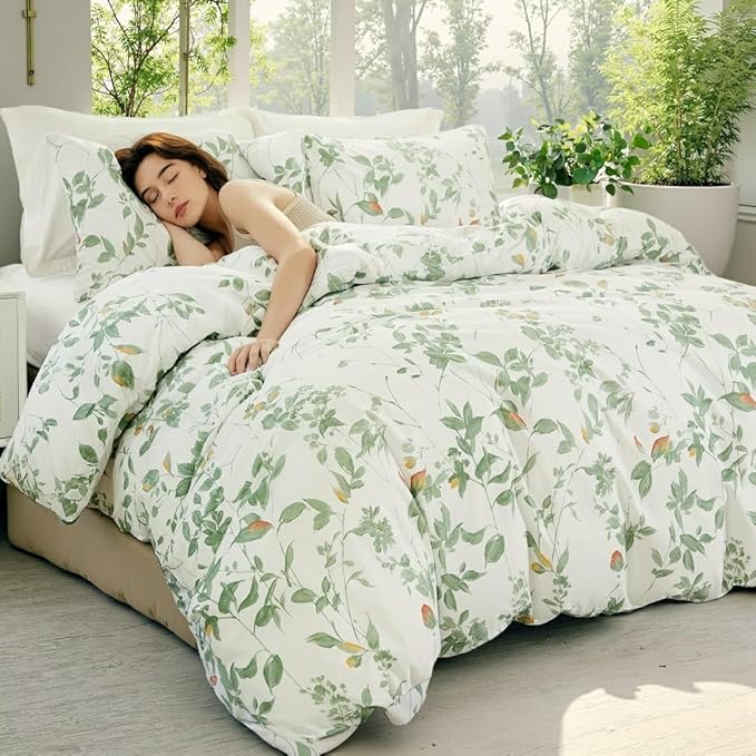 100% Cotton Duvet Cover Set - Queen - 3 Piece