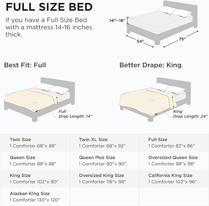 Down Alternative Comforter - Full - 86 x 82 in