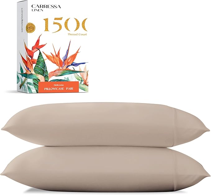 Linen Cooling Pillowcase Set - Queen - 2 Piece