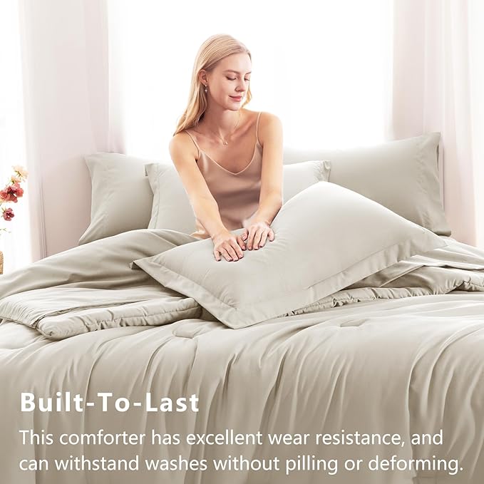 Down Alternative Comforter Set - King - 7 Piece