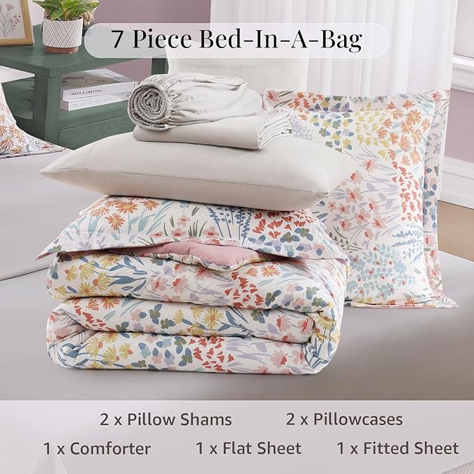 Comforter Set - King - 7 Piece