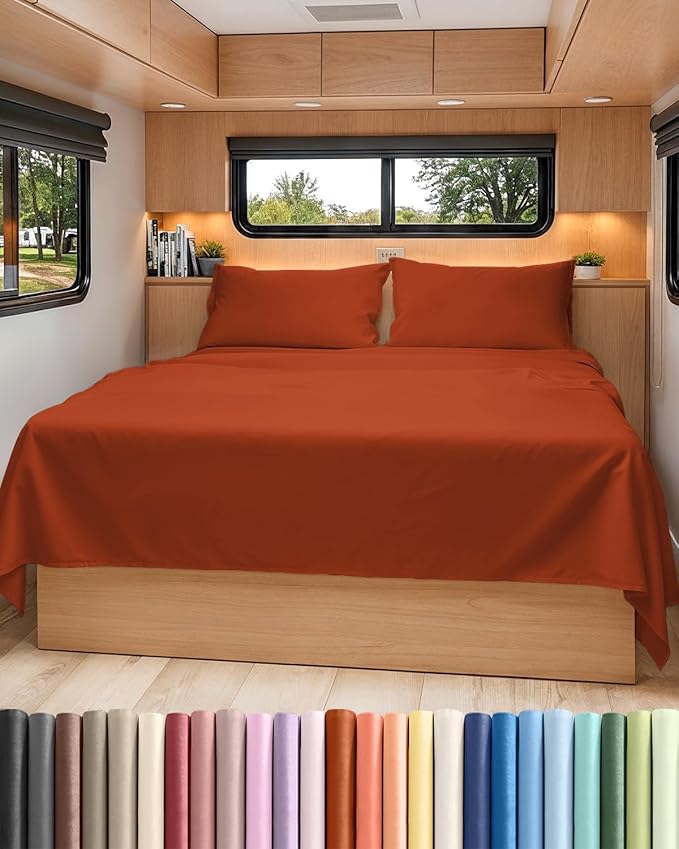 Cooling Bed Sheet Set - Queen - 4 Piece